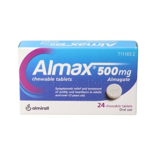 ALMAX 500 MG 24 COMPRIMIDOS MASTICABLES