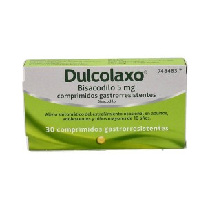 DULCOLAXO BISACODILO 5 MG 30 COMPRIMIDOS GASTRORRESISTENTES