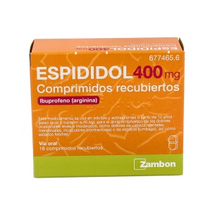 ESPIDIDOL 400 MG 18 COMPRIMIDOS RECUBIERTOS 2