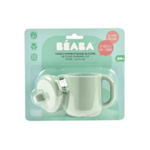 BEABA TAZA CON PAJITA 300ML VERDE SALVIA