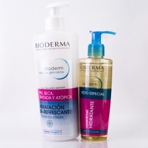 BIODERMA PACK ATODERM GEL-CREME 500 ML  ATODERM ACEITE DE...