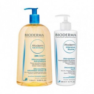 BIODERMA PACK ATODERM INTENSIVE BAUME y HUILE DE DOUCHE