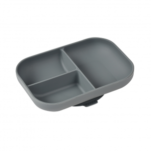 BEABA PLATO DIVIDIDO SILICONA GRIS MINERAL 2