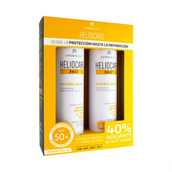HELIOCARE PACK 360º DUPLO INVISIBLE SPRAY SPF 50 200ML