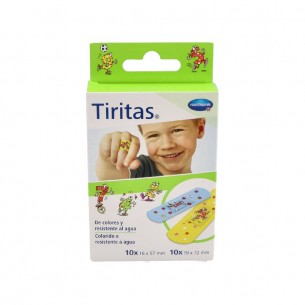 TIRITAS KIDS APOSITO ADHESIVO 2 TAMAÑOS 20 U