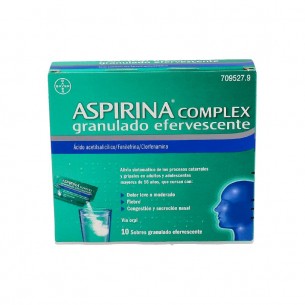 ASPIRINA COMPLEX 10 SOBRES GRANULADO EFERVESCENTE