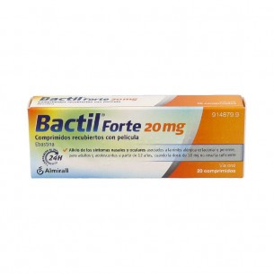 BACTIL FORTE 20 MG 20 COMPRIMIDOS RECUBIERTOS