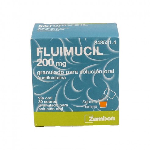 FLUIMUCIL 200 mg 30 SOBRES GRANULADO...
