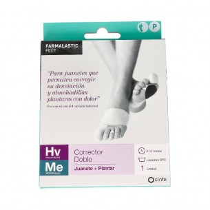 CORRECTOR DOBLE JUANETES Y PLANTAR FARMALASTIC F